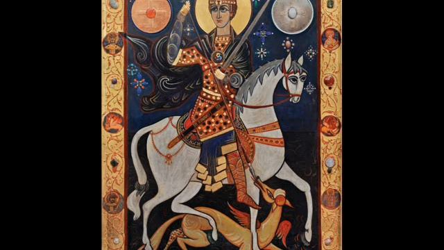 Св.Георгий в Тигровой Шкуре с диаконом Элизбаром Диаконидзе в гостях на радио "Радонеж"