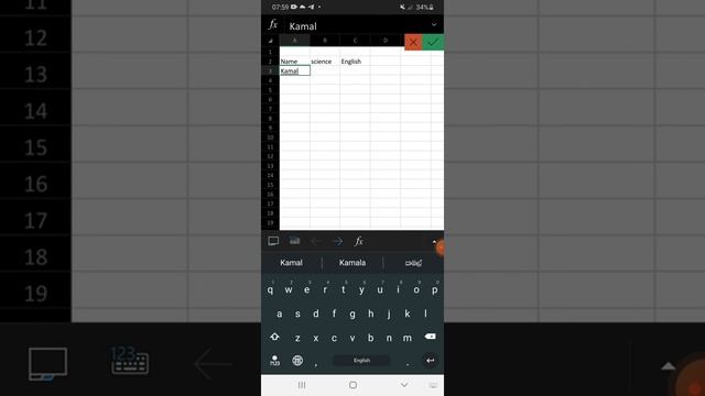 How to use excel in mobile phone | Excel | Sinhala