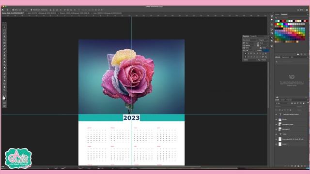 CREARE CALENDARIO ANNUALE 2023 CON MAC  Tut. Photoshop 397 смотреть онлайн