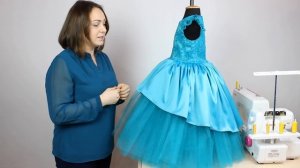 ДЕТСКОЕ НАРЯДНОЕ ПЛАТЬЕ С ЛЮКСОВОЙ ОБРАБОТКОЙ. Сшить самой ПЛАТЬЕ "ЖЕМЧУЖИНА"