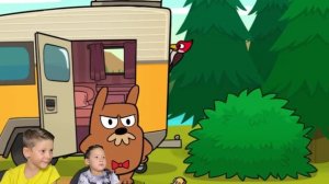 Смеемся и дразним бобра. Злой бобер