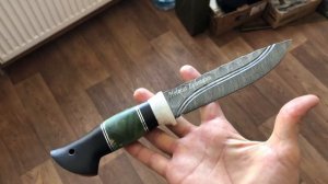 Шикарный дамаск ножи отправляю за границу обзор ножей подарочные охотничьи ножи 2021 танто дамаск