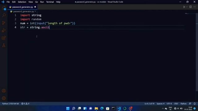 password generator using python. #python # datasciece# password generator #few line of code # shots смотреть онлайн