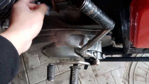 Боковая подножка на ИЖ из трубы