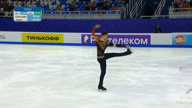 Артем Ковалев. Произвольная программа. Мужчины. Сочи. Гран-при России по фигурному катанию 2022/23 смотреть онлайн