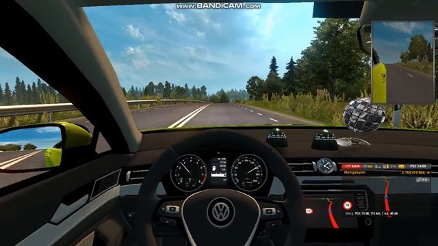 ETS 2 PASSAT 200km hız смотреть онлайн