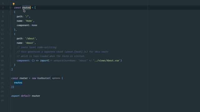Уроки Vue.js - создание компонентов и router vue - урок 3