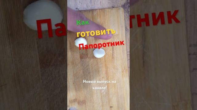 Как готовить Папоротник  #дикоросы #папоротник #готовка