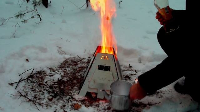 /ЗА/Печка щепочница: мое новое изделие из хлама