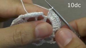 Знаменитый УЗОР КРЮЧКОМ связанный по спирали ВЯЗАНИЕ САЛФЕТКА  SUPER Beautiful DOILY Pattern Croche