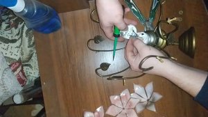 DIY Переделываем старую люстру . Вторая жизнь старым вещам.