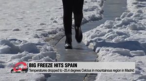 Spain sees lowest temperatures for two decades