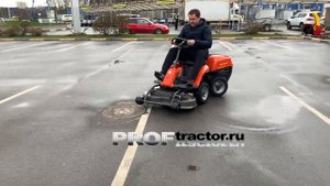 Тест-драйв садового райдера Husqvarna R112C
