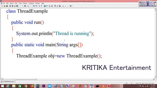 Runnable interface in Java | java Thread| Thread Example for Beginners