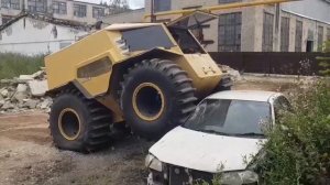 Кузница Братьев Касаткиных Бортоповоротный вездеход Botcat & Mazda familia