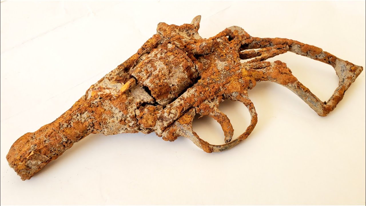 Реставрация старинного револьвера Webley