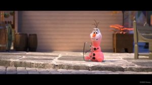 Дома с Олафом- розовый лимонад