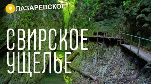 Влог #73: ЛАЗАРЕВСКОЕ сегодня | СВИРСКОЕ УЩЕЛЬЕ, дольмен и водопады