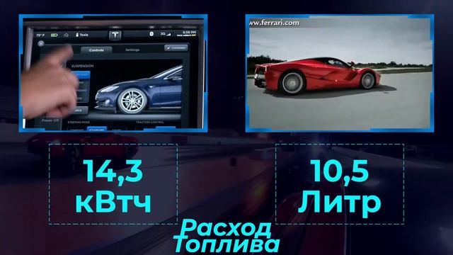 Tesla Model S Plaid VS Ferrari LaFerrari 2022 смотреть онлайн