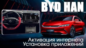 BYD HAN - установка телематики, организация интернета, обновление заводской прошивки