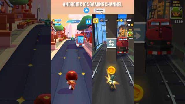 Talking tom hero dash Angela ? Subway surfers Moira - Android ios gameplay walkthrough HD смотреть онлайн