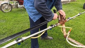 Опрыскиватель для мотоблока на скорую руку