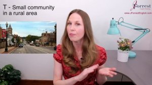 Country, City, Town, Village - Learn English Vocabulary