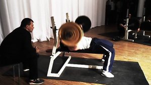 РУССКИЙ ЖИМ - 100кг на 42 раза .... всё по правилам....