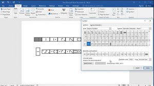 How to insert game domino symbols in word