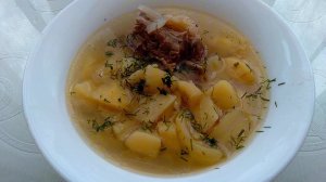 Картошка тушеная с ребрышками  простейший рецепт