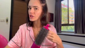 Укладка на стайлер Дайсон. 10 минут и Прическа как из салона готова.Любительская версия из ТАЙЛАНДА