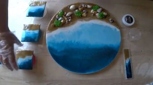 Resin Art  Море из эпоксидной смолы