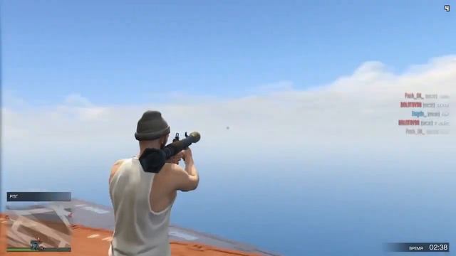 УБОЙНЫЕ САМОЛЕТЫ VS RPG В GTA 5 ONLINE ГТА 5 ПРИКОЛЫ смотреть онлайн