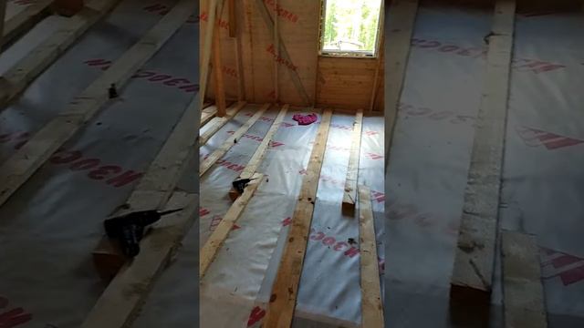 второй этаж дома из бруса своими руками смотреть онлайн