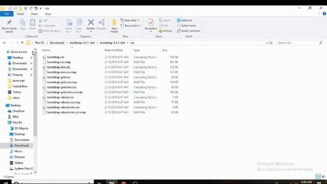 Bootstrap 4 Download and Install  (Hindi)