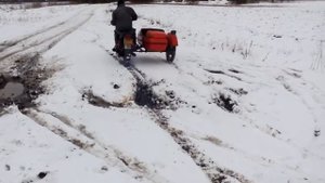 Мотоцикл иж по грязи.