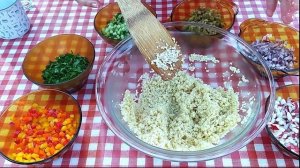 Салат из кус-куса ТАБУЛЕ! ХИТ ЛЕТА 2022! ПРЯНЫЙ, СВЕЖИЙ, СУПЕР ВКУСНЫЙ! Идеальная закуска или гарни