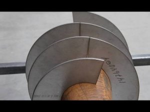 Как сделать раскрой витка шнека. Программа для станков серии AUGER MAX.