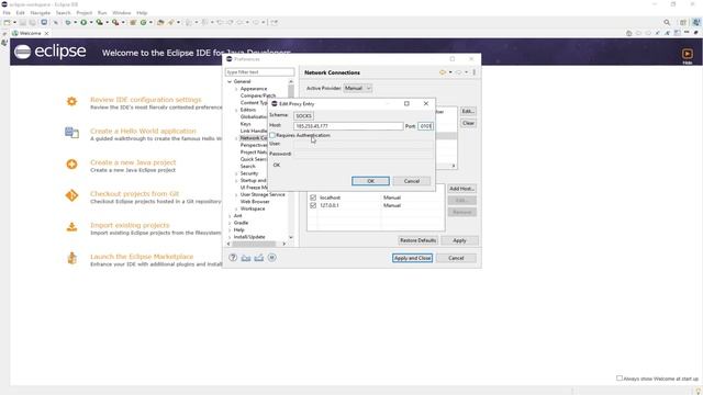 How to set up and run Eclipse through a proxy смотреть онлайн