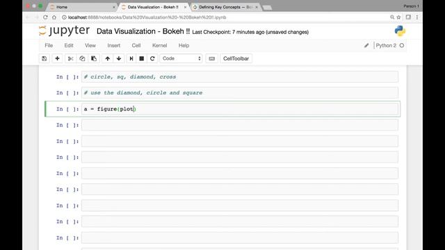Bokeh- Scatter Plots смотреть онлайн