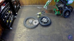 Сколько ПРОБЛЕМ при замене колес ПИТБАЙКА на МОТАРД