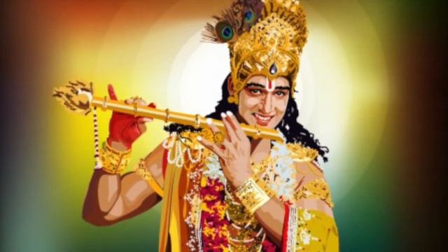 KRISHNA FLUTE IN MAHABHARAT | THE MOST RELAXING MUSIC ON THE EARTH смотреть онлайн