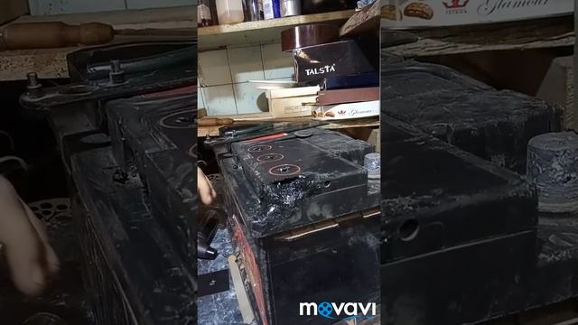 Пайка аккумулятора в домашних условиях .Ремонт АКБ . Трещина на аккумуляторе.