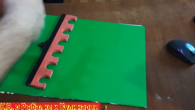 Подставка для удилищ гребенка 6 секций, нужная вещь для рыбалки. Полезные рыболовные снасти.