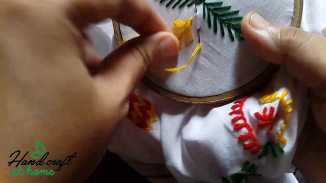 Feather Stitch Hand Embroidery Tutorial смотреть онлайн