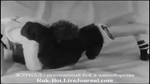 ч3 7 #удержание со стороны #головы СоюзСпортФильм 1987 Обучение #САМБО Борьба лежа