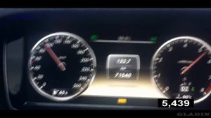 Mercedes-Benz S500 455л.с. (W222) 0-100