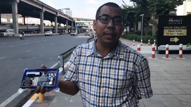 ตระเวนนวัดปริมาณฝุ่น PM2.5 บริเวณ กทม. และ ปริมณฑล ด้วยบอร์ด Kidbright смотреть онлайн