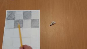 Рисунок. Упражнение "Шахматная доска".