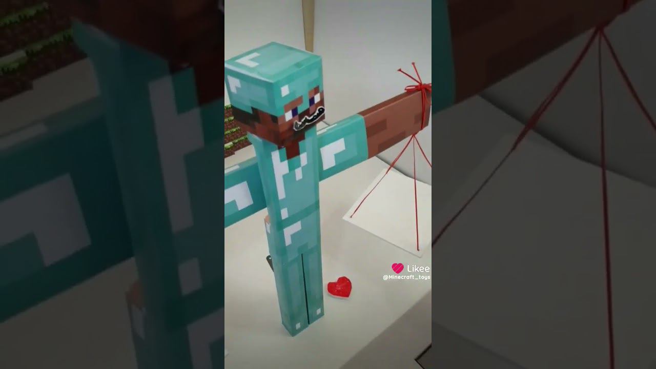 Крафтим Майнкрафтим #minecraft #майнкрафт #minecrafttutorial #майнкрафтигрушки
